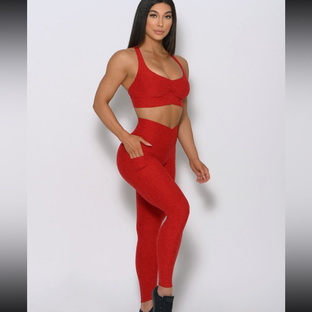 Bombshell Sportswear Red Leggings